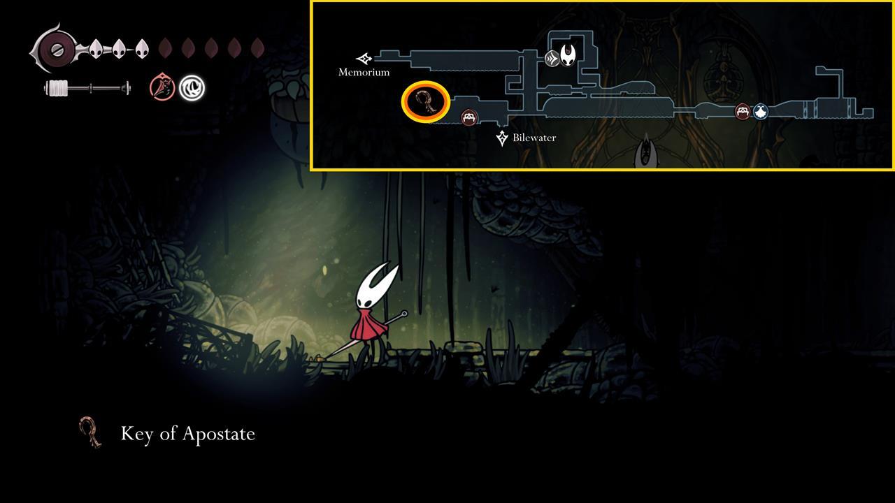 You have to go all the way to the Putrefied Ducts just to obtain the Key of Apostate.