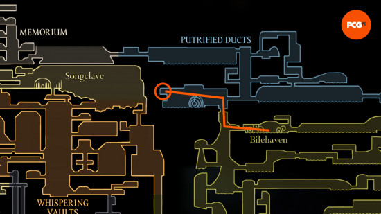 Hollow Knight Silksong Key of Apostate location: Bilewater route