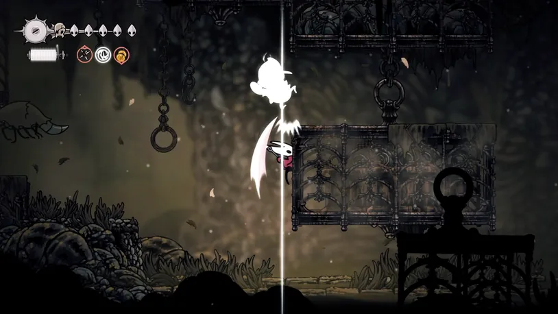 Hornet at the third set of swinging pendulums in Sinner's Road. Hornet at the third set of swinging pendulums in Sinner's Road.