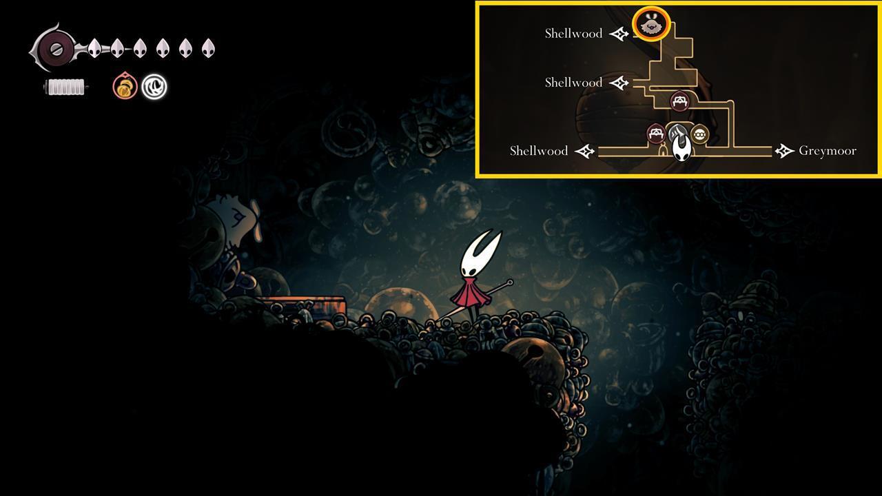 Bellhart Lost Flea Location of the Lost Flea in Bellhart, Hollow Knight Silksong, hidden behind a cracked wall