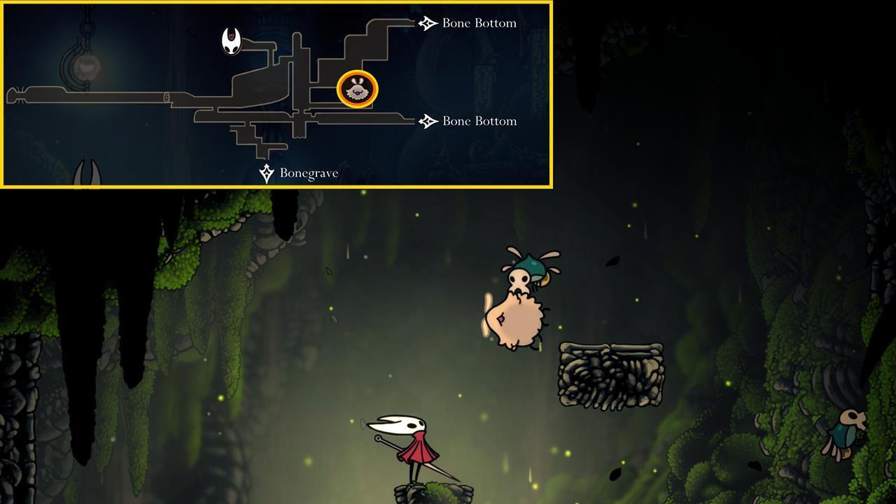 Wormways Lost Flea Location of the Lost Flea in Wormways, Hollow Knight Silksong, captured by a flying enemy