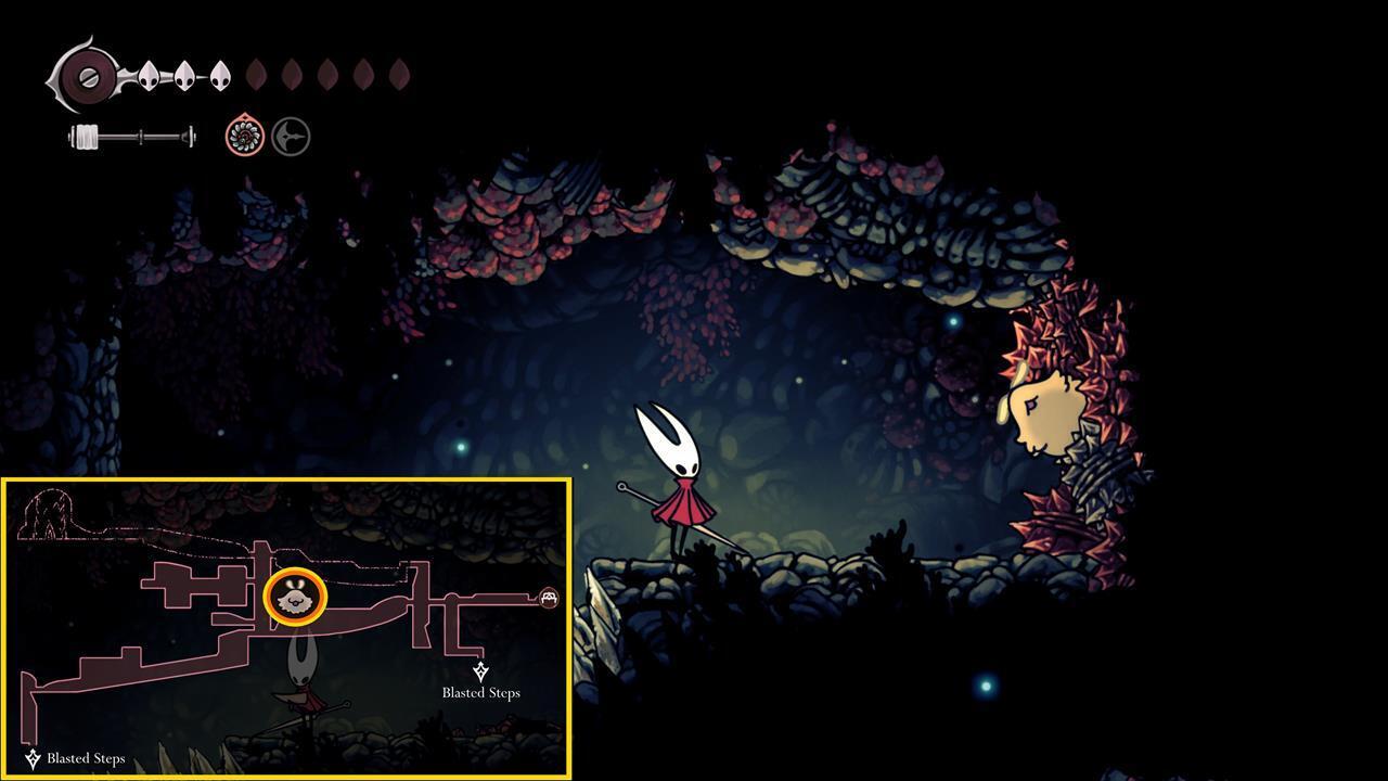 Sands of Karak Lost Flea Location of the Lost Flea in Sands of Karak, Hollow Knight Silksong, found behind a fake ceiling
