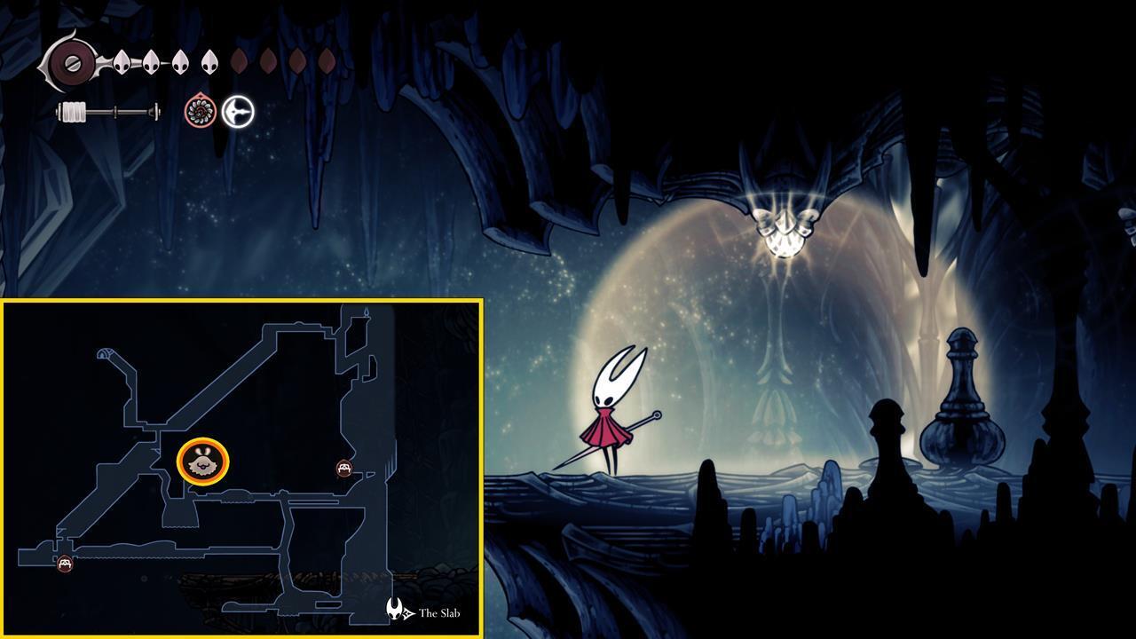 Mount Fay Lost Flea Location of the Lost Flea in Mount Fay, Hollow Knight Silksong, trapped in ice