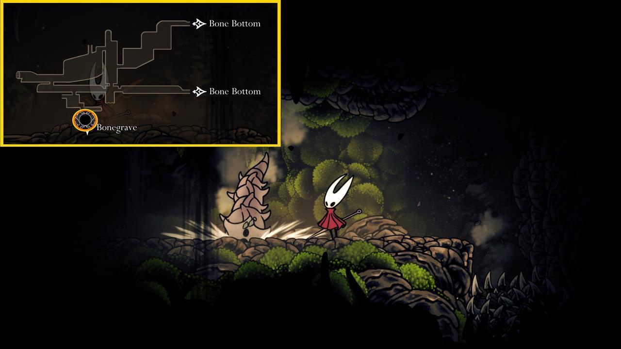 The Wanderer Crest icon, showing a stylized knight helmet with small wings, in Hollow Knight Silksong.