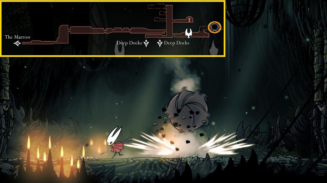 The Beast Crest icon, featuring a roaring, clawed creature's head, in Hollow Knight Silksong.