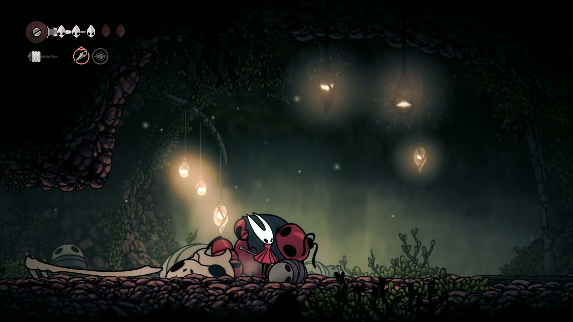 The optional ant boss defeated using the cheese strategy.