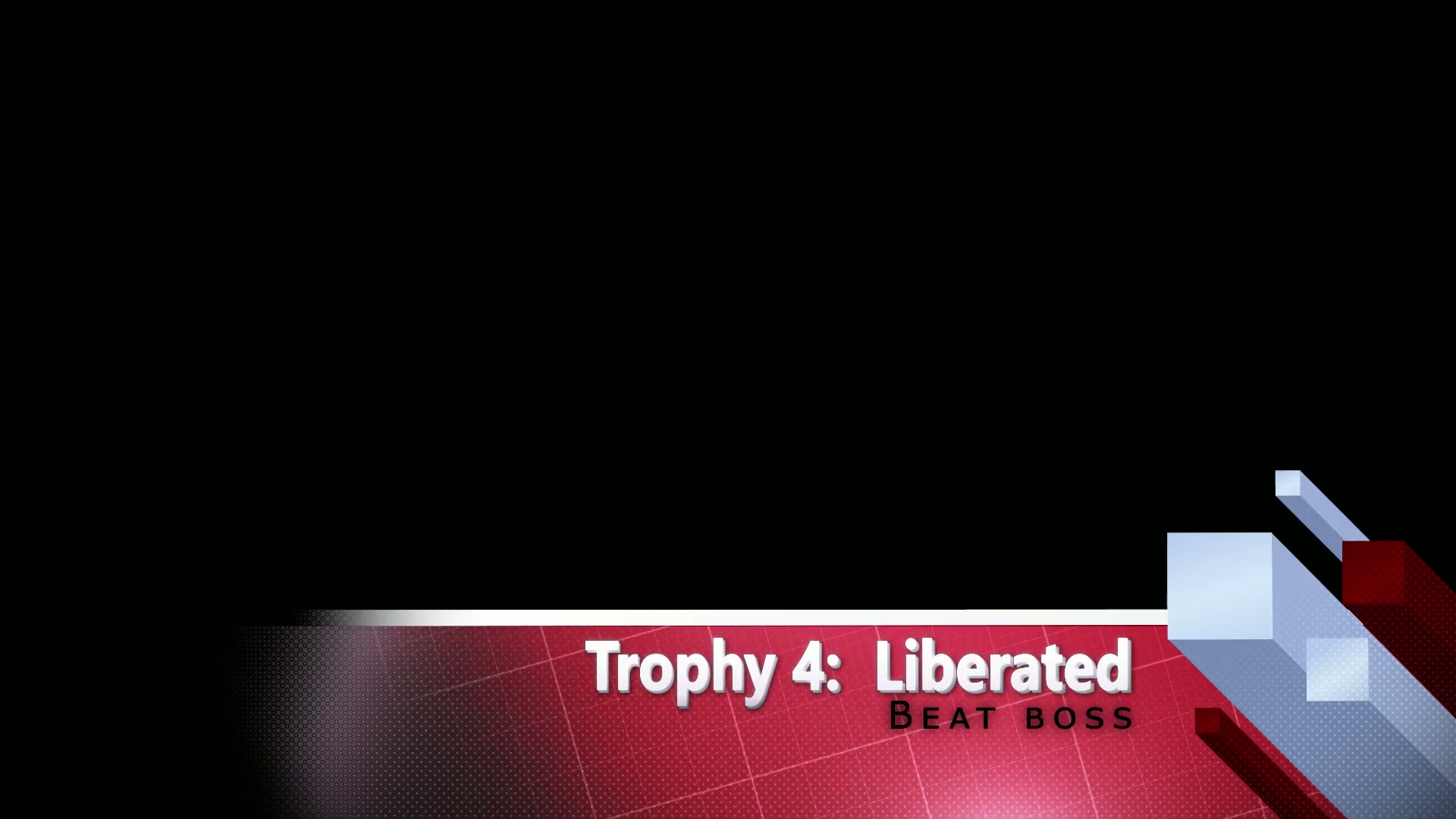 Hornet standing victorious after defeating the bell-summoning boss for the 'Liberated' trophy.