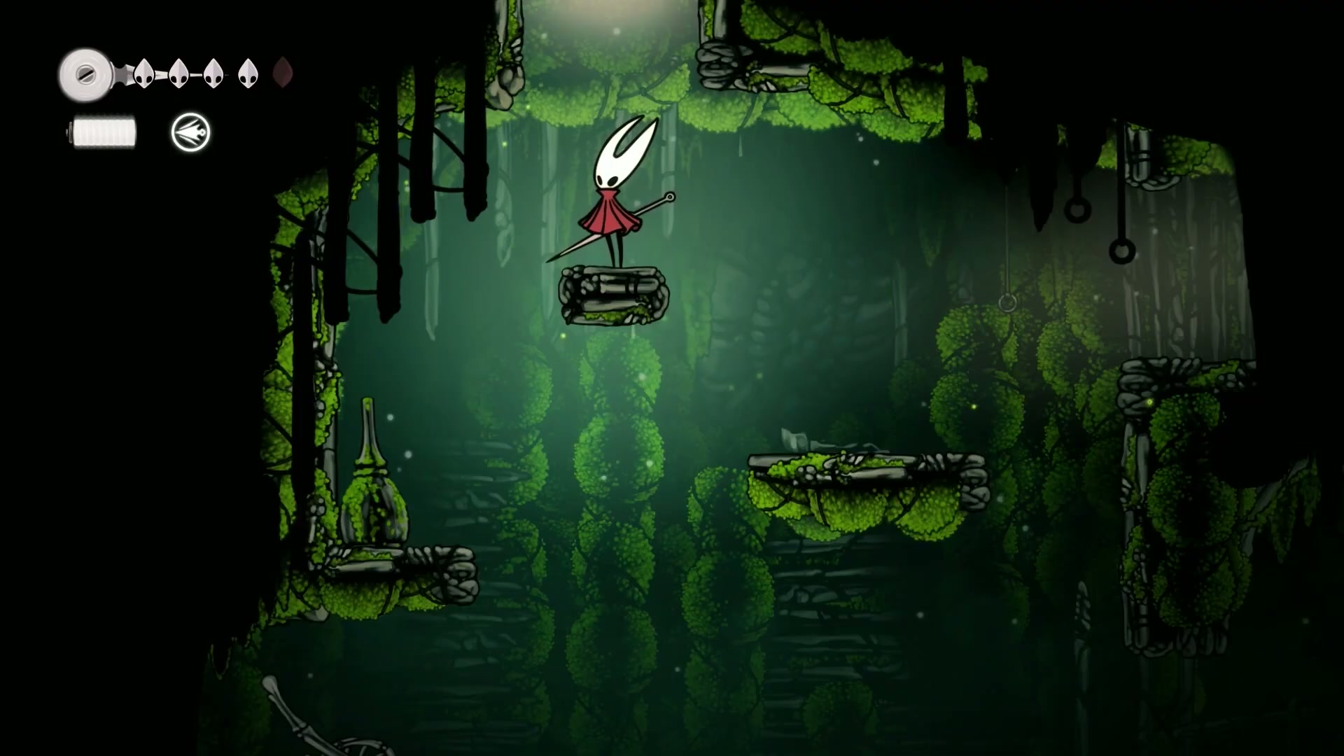 Hornet turning in the Moss Berries to complete the quest and unlock the 'Granted' trophy.