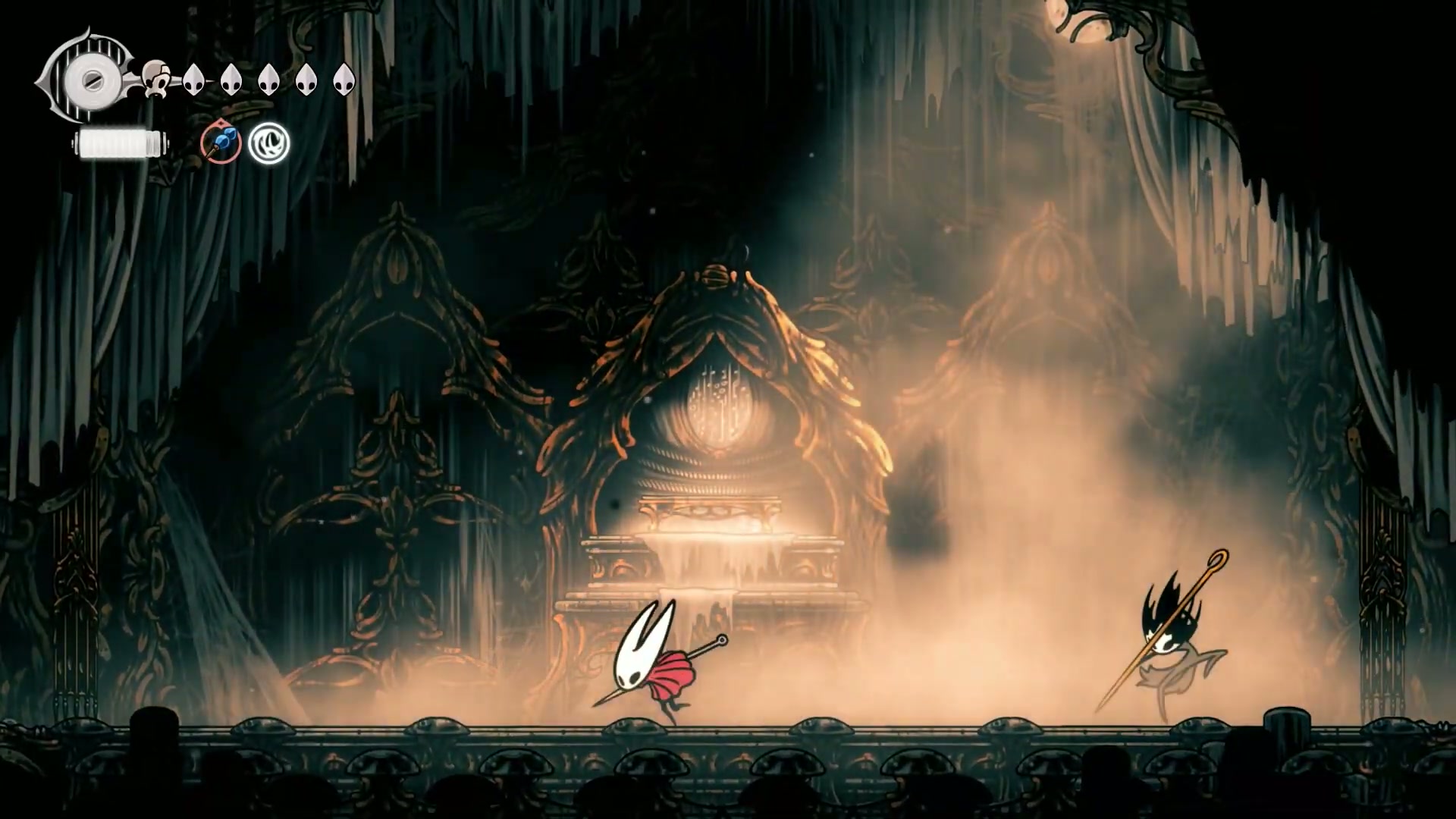 Hornet punishing the Phantom Lancer after the light pillar attack