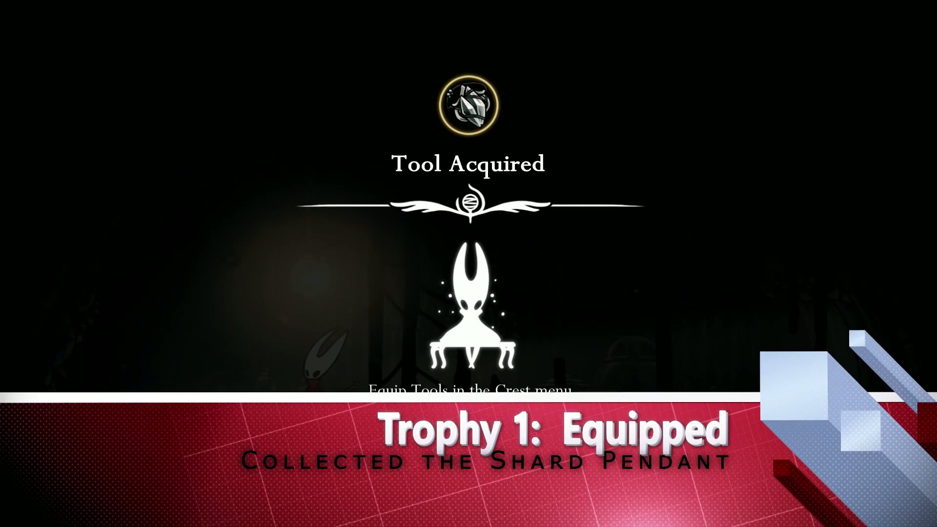 The location where the Shard Pendant is found, unlocking the 'Equipped' trophy in Silksong.