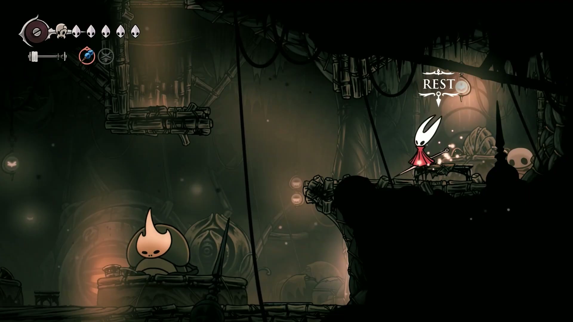 A collage of epic moments from the Silksong Platinum Walkthrough Part 11.