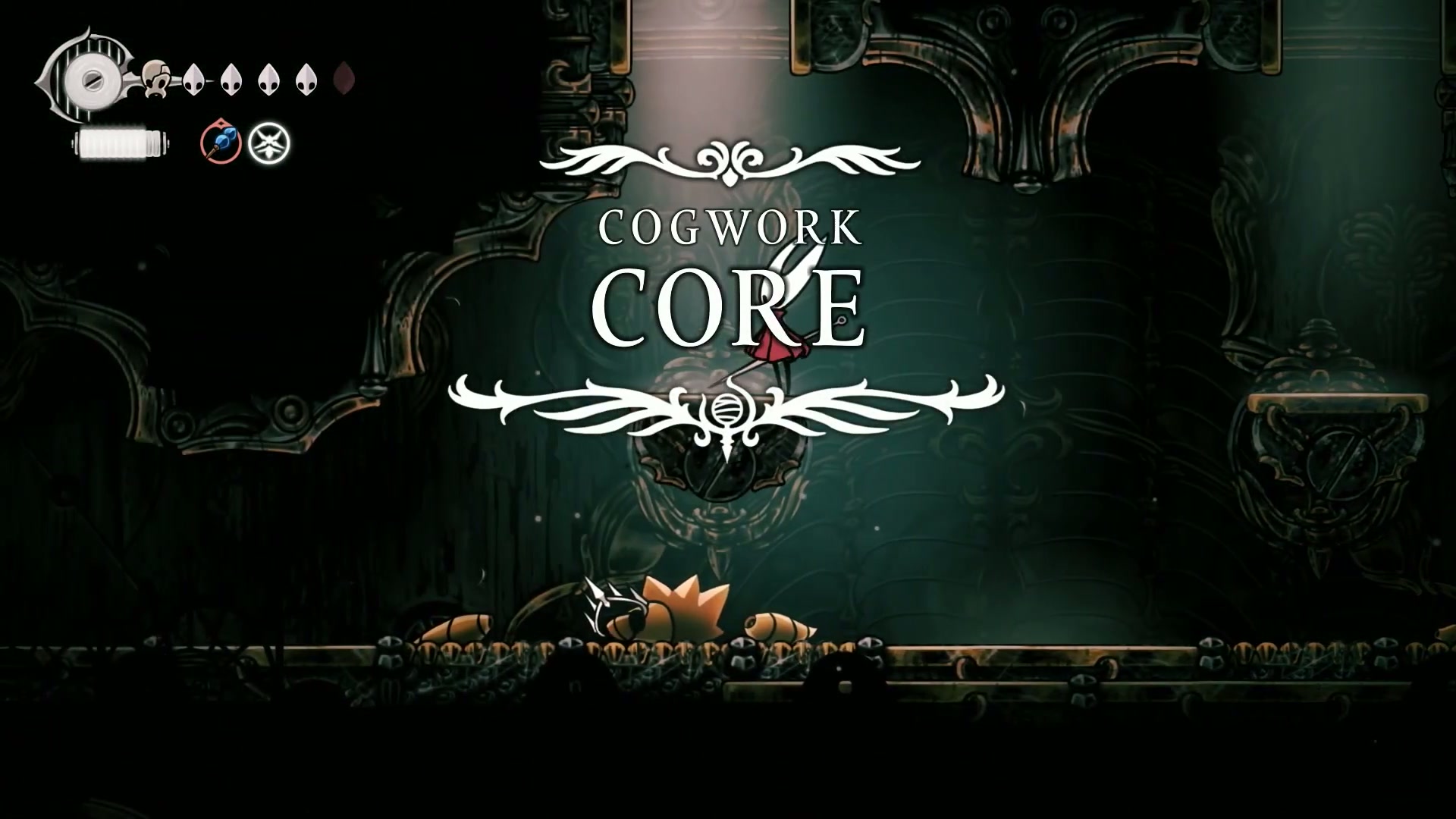 The two identical paths after the Cogworker boss fight, a funny moment from the guide.