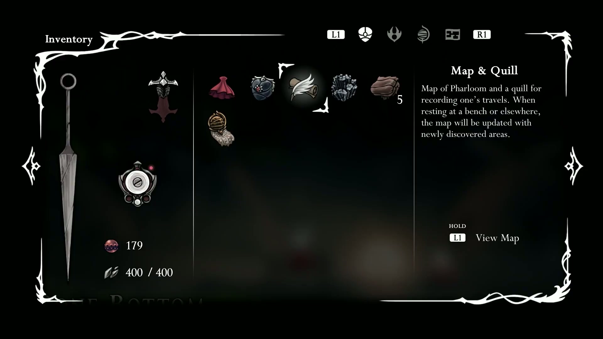 The map of The Marrow and Deep Docks with key locations marked for the 100% completion guide.