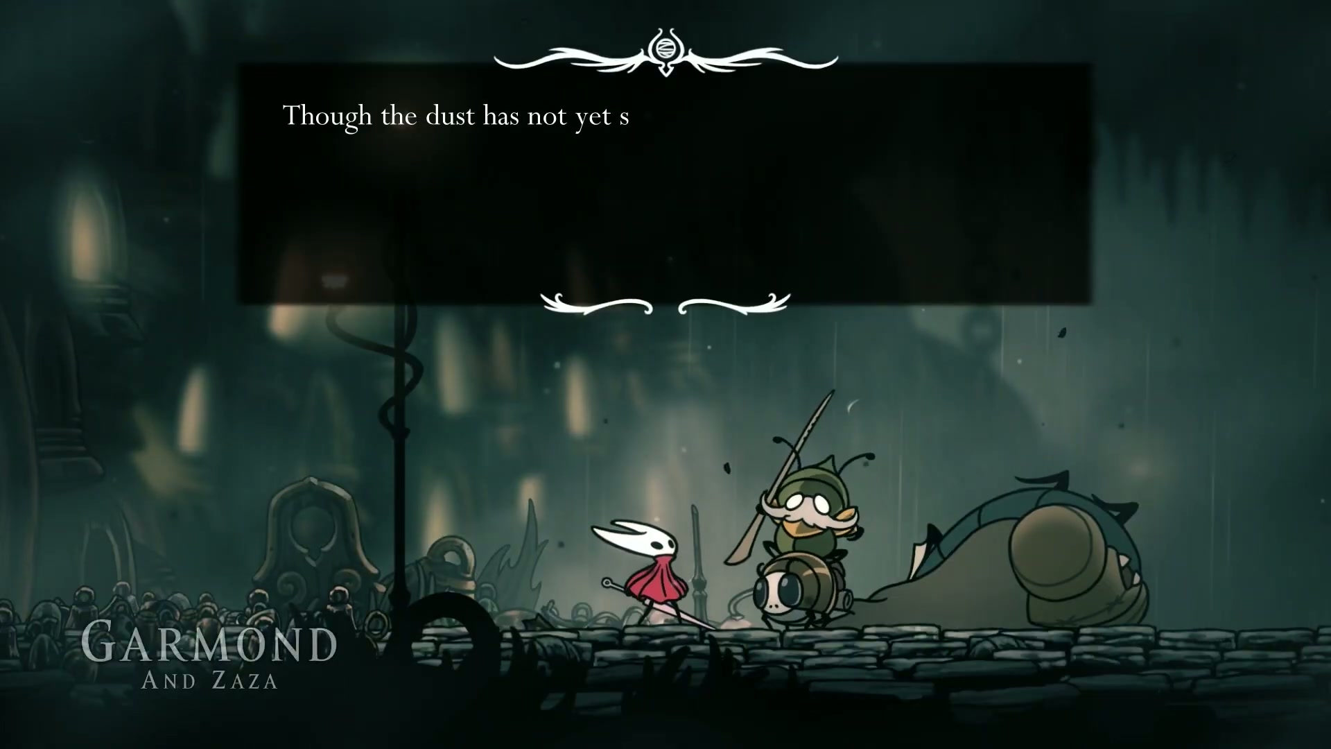 Hollow Knight: Silksong - The player and the boss at critical health