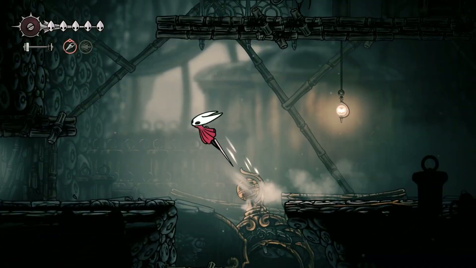 Hollow Knight: Silksong - Showing Zazu's location before the boss fight