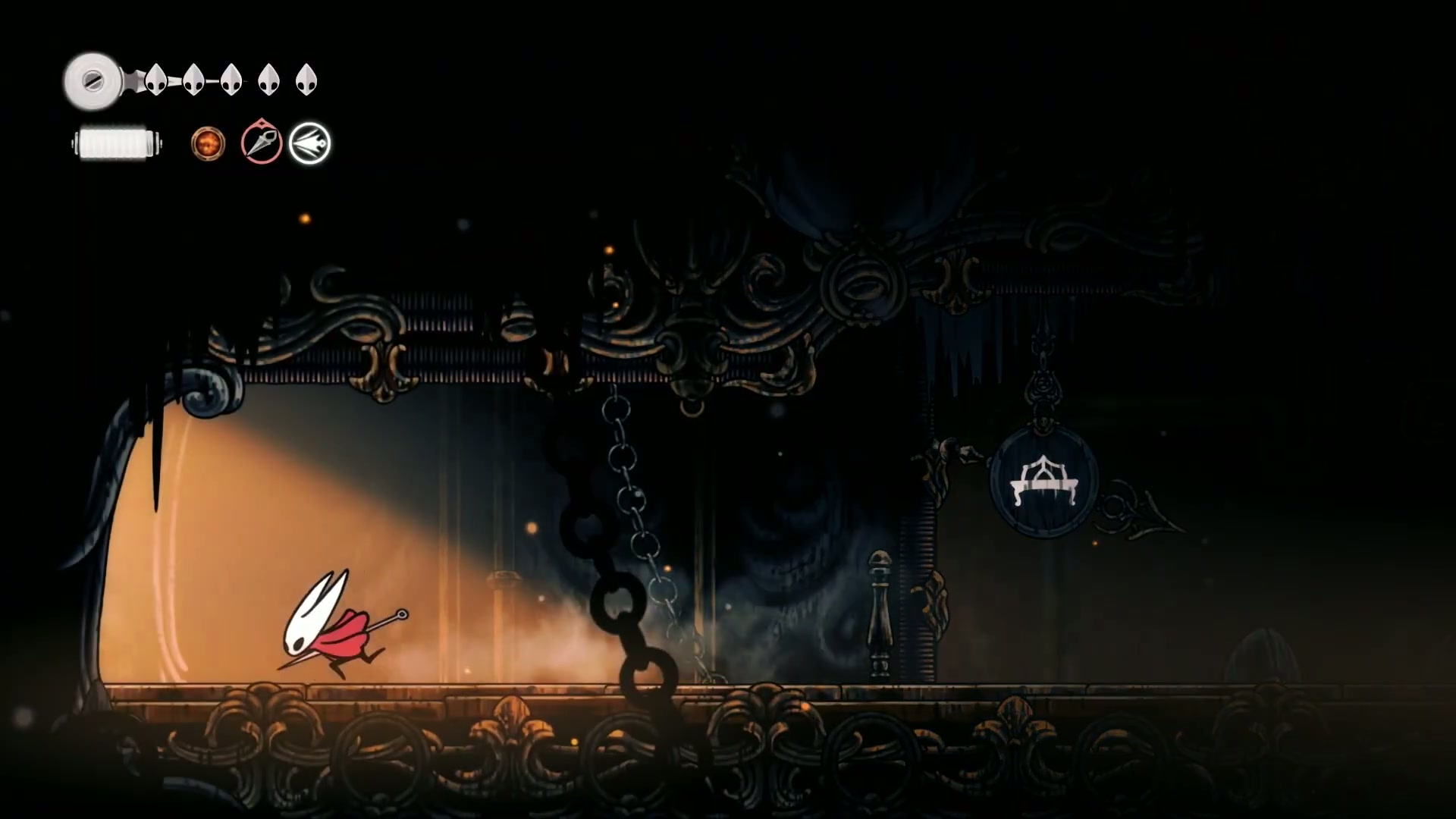 Hollow Knight: Silksong - Map showing the Rosary Bead farming route