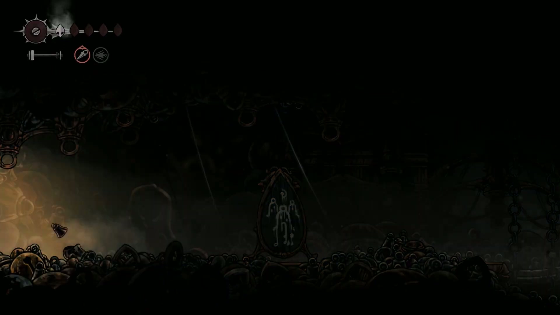 Hollow Knight: Silksong - A trophy popping for defeating the Greymoor boss