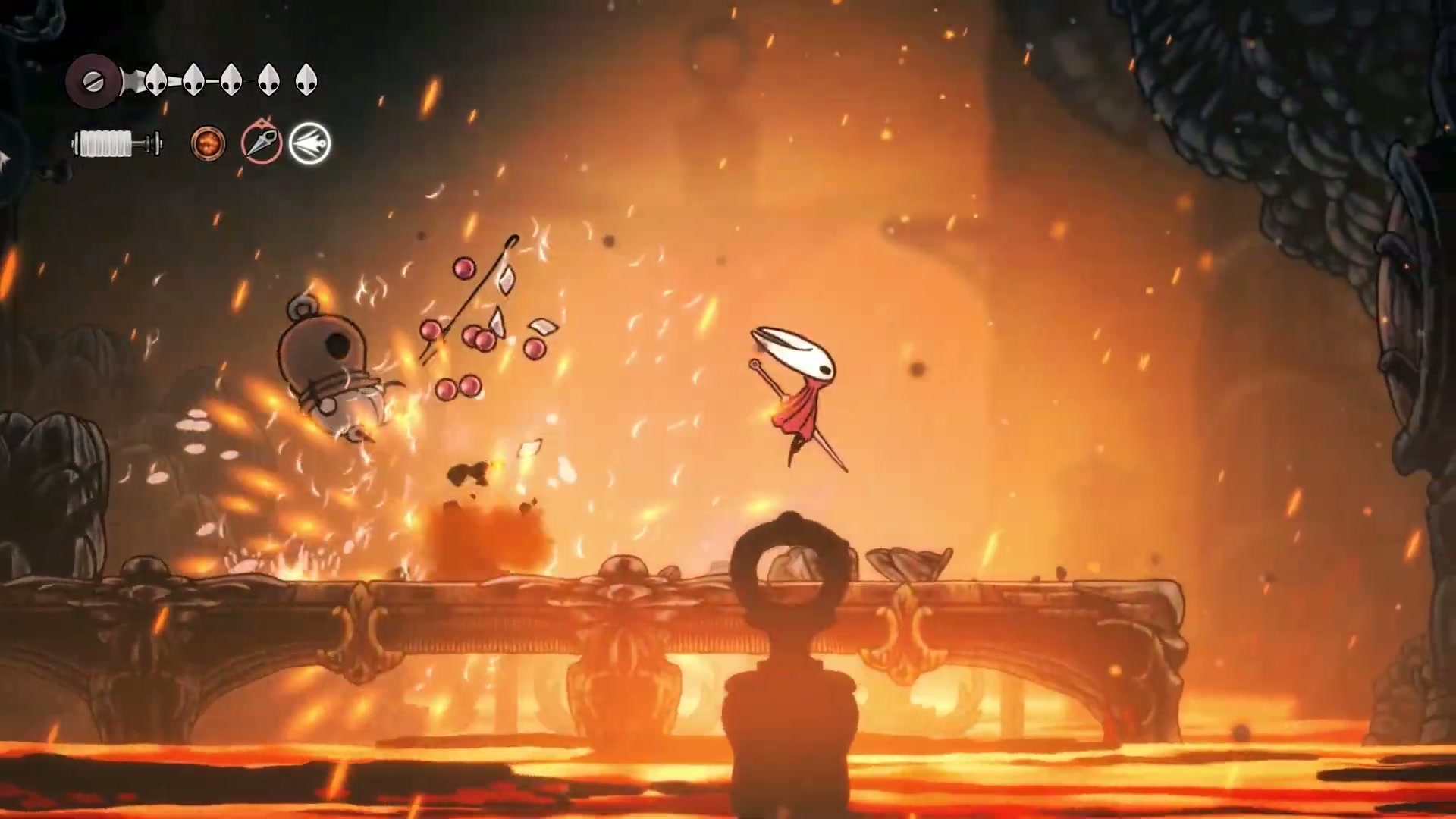 Hollow Knight: Silksong - Clearing the four enemies on the farming route
