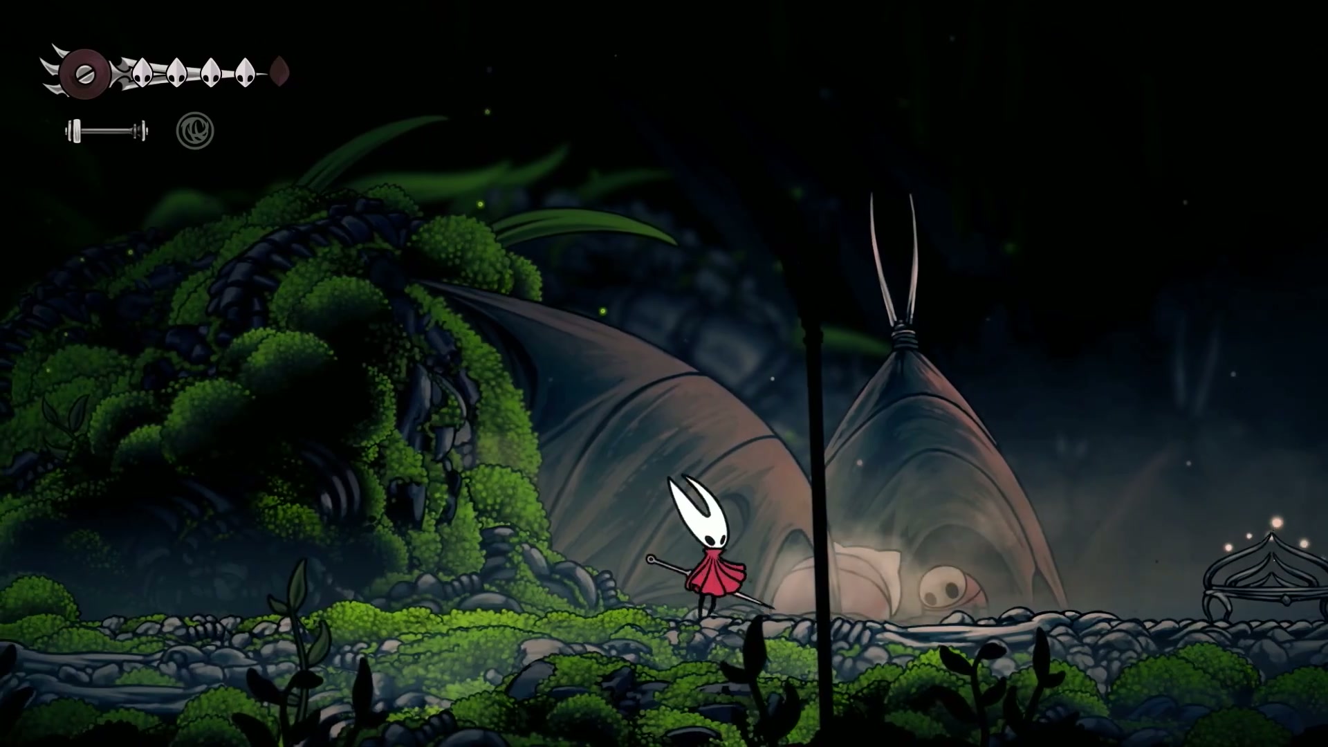 Hollow Knight Silksong - Turning in the Crown Fragment at the quest board.