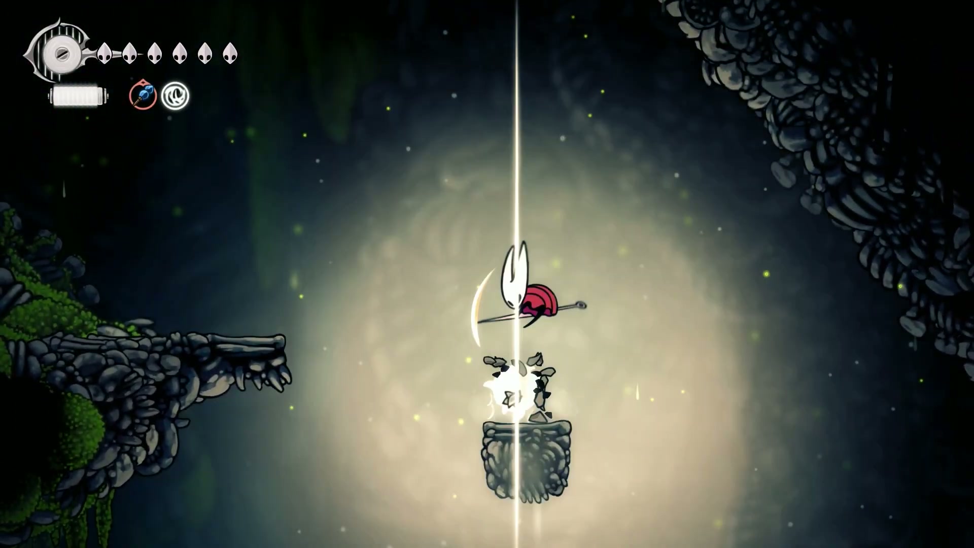 Silksong - Using the Harp to open a secret Weaver's Nest door