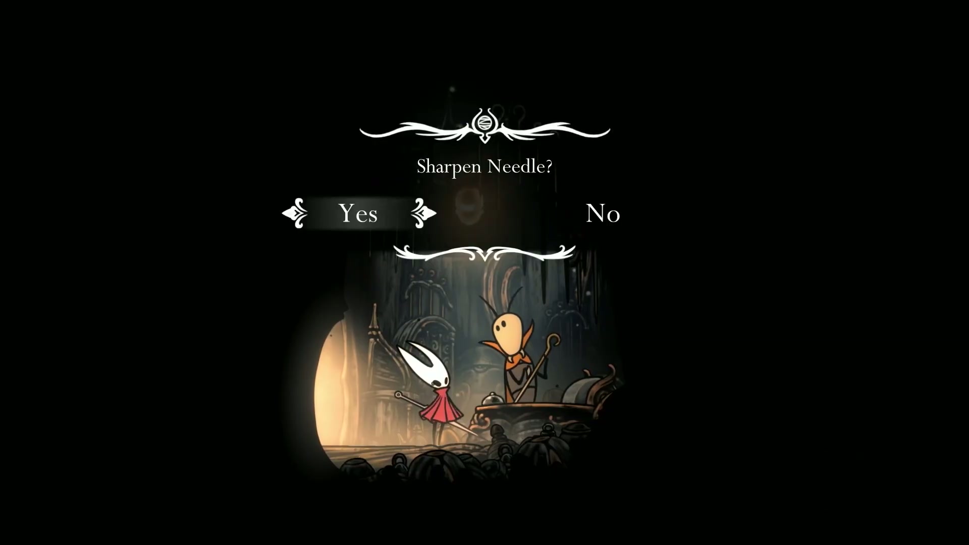 Silksong - Upgrading Hornet's needle with Pliny in Bellheart