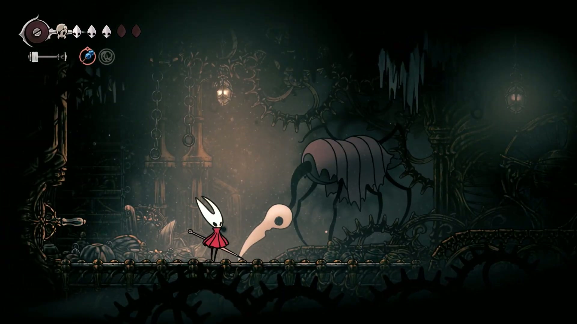 Meeting the strange NPC Loam in a secret room